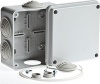 Коробка распред.100х100/50(60) IP54 серая RUVINIL крышка на винтах (030-014)(67050)(48)