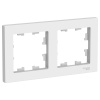 Рамка 2-ая горизонт. AtlasDesign белый ATN000102