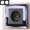 Рамка на 2 поста Werkel WL08-Frame-02 Diamant Черный