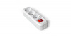 Колодка 3-местная Евро+ выключ. Smartbuy SBE-16-3-00-ZS (34662)