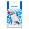 Вилка сетевая Евро угловая с кольцом Smartbuy 16А белая (03438) (40) 