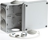 Коробка распред.100х100/50(60) IP54 серая RUVINIL крышка на винтах (030-014)(67050)(48)