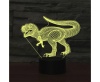 Ночник Camelion NL-405 3D св/д Динозавр RGB 3W 220V/USB/3xAA (