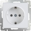 Розетка Евро WL01-SKG-01-IP20 Werkel белая