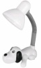 Светильник Camelion KD-387 С01 Собачка белая, металл/пластик, 40W E14, шнур 1,5м.