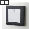 Рамка на 2 поста Werkel WL04-Frame-02 Stark Чёрный