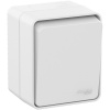 Выключатель 1 клав. накладной AtlasDesign PROFI IP54 БЕЛЫЙ ATN540111