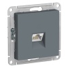 Механизм розетка комп. 1-гнездо RJ45 с/п AtlasDesign грифель ATN000783
