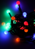 Гирлянда светодиодная  30 диодов, цветные шарики, 4,4м., 8 режимов,  КОСМОС