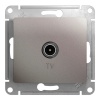 Механизм розетка TV проход Glossa платина GSL001292