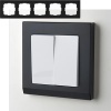 Рамка на 5 постов Werkel WL04-Frame-05 Stark Чёрный