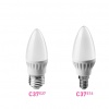 Лампа светод. C37 8w ОLL-С37-8w/230/2700/Е27 свеча мат. ОНЛАЙТ (71634)(10)