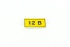 Наклейка "12 В" 15х50