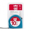 Рулетка пласт. с фиксатором 10м*25мм Smartbuy One Tools (5369)