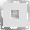 Розетка 1СП Ethernet RJ-45 WL01-RJ-45 Werkel белая