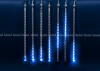 Светодиодный занавес ULD-E2405-240/DTK фигурный "Падающие звезды"240 диодов, синий 2,4х0,5м IP44 