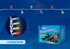 Гирлянда с контр. ULD-S1000-120/TWK MULTI IP67 10м. 120 диодов (МЕРЦАНИЕ) разноцветная