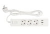 Удлинитель настольный 3 гнезда+3USB+выкл. 1,9 м.белый 16А/3,5кВт (ПВС 3х1) Power Cube (PC-5-2M)
