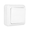 Выключатель 1-клав накл. Олимп UNIversal белый (О0021) (10)