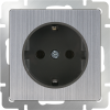 Розетка Евро WL02-SKG-01-IP20 Werkel глянцевый никель