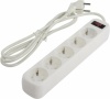 Фильтр сетевой Smartbuy 5гн 5м белый 10А, 2200Вт (SBSP-50-W)(030206)