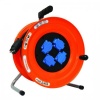 Удлиннитель на катушке 4-мест. 40 м. Евро (КГ3х1,5) IP44 "UNIVERSAL"BEM-259