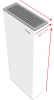 VAKIO re FLASH home 30 бакт.рециркулятор (30м3/час,закр.типа,25W,45Дб,4,5кг,517*224*83)