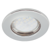 Светильник MR-16 неповоротный хром Ecola light DL90 (аналог DL-10) GU5.3 30х80 FC1611EFY