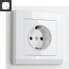 Рамка на 1 пост Werkel WL04-Frame-01 Stark Белый
