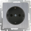 Розетка Евро WL02-SKG-01-IP20 Werkel глянцевый никель