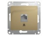 Механизм розетка комп 1гн Glossa титан GSL000481К