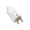 Вилка сетевая Евро прямая Smartbuy 16А белая (3436) (50) 