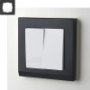 Рамка на 1 пост Werkel WL04-Frame-01 Stark Чёрный