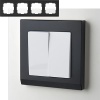 Рамка на 4 поста Werkel WL04-Frame-04 Stark Чёрный