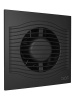 Вентилятор SLIM 4С Matt black (обратный клапан D 100) 