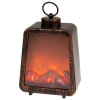 Светодиодный камин ЛОФТ с эффектом живого огня 17х10х24.5, (питание от USB) РАСПРОДАЖА